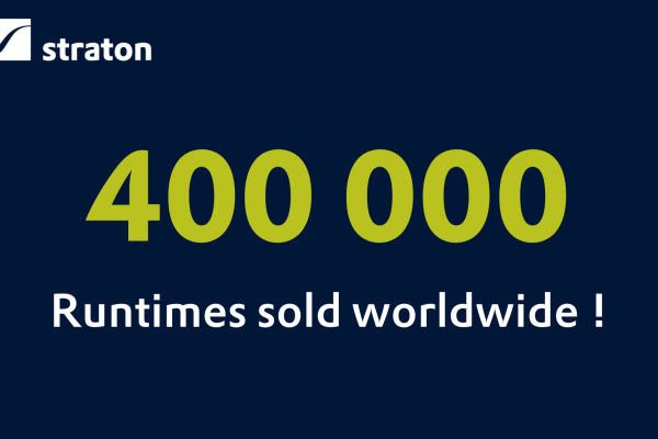 400 000 Runtimes straton vendus à travers le monde